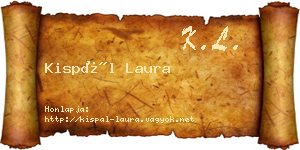 Kispál Laura névjegykártya